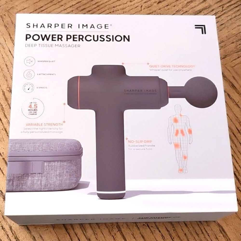 Deep tissue, power percussion massager NWT Sharper Image